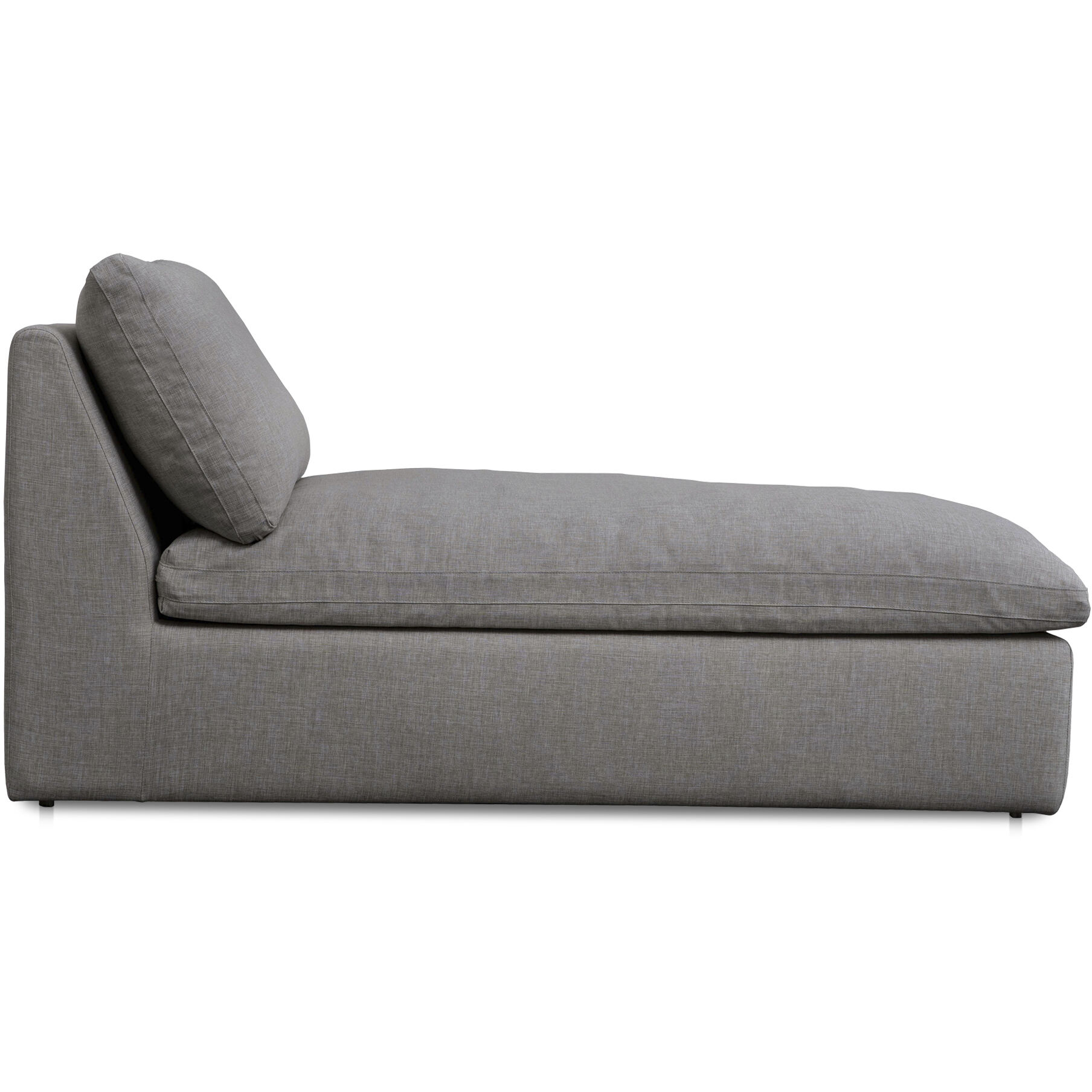 Miles Grey Outdoor Chaise in Light Grey